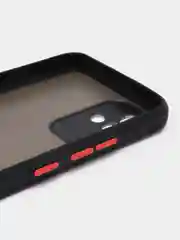 Тёмно-бордовый чехол с рисунком на Realme C11 2021 и Realme C20 (Реалми С11 2021 и Реалми С20)
