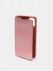 Коралловый чехол-книжка с прозрачным окном Samsung A21S, A32, A41