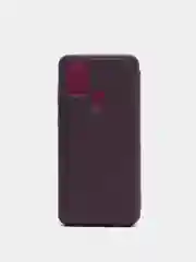 Фиолетовый чехол-книжка с прозрачным окном Samsung A21S, A32, A41