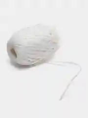 Белый пряжа для вязания Raffia / пряжа "Рафия" 4 мотка