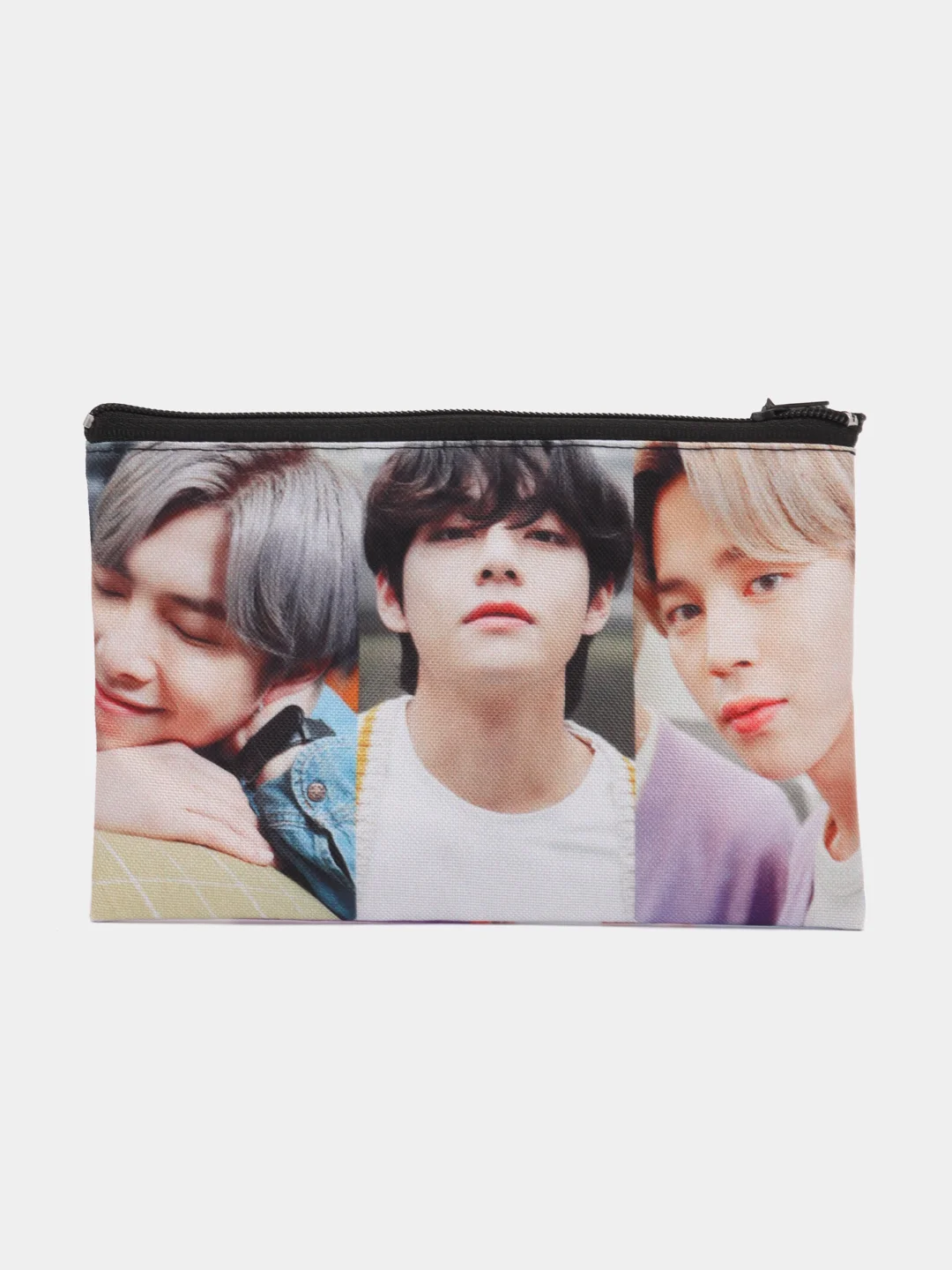 Зеленый пенал BTS