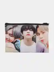 Зеленый пенал BTS
