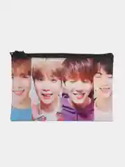 Зеленый пенал BTS