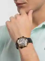 Багровый часы мужские, наручные, механические, командирские