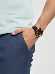 Багровый часы мужские, наручные, механические, командирские