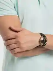 Бирюзовый часы мужские, наручные, механические, командирские