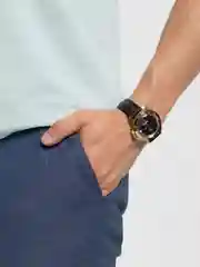 Бирюзовый часы мужские, наручные, механические, командирские