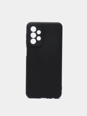 Чехол карбон с защитой камеры на Samsung A23