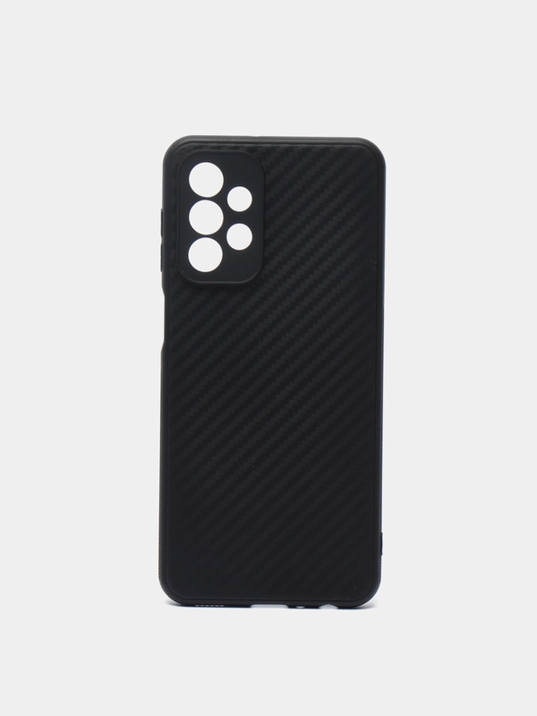 Чехол карбон с защитой камеры на Samsung A23