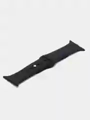 Черный силиконовый ремешок для Apple Watch 3, 4, 5, 6, SE , 7 на 38/42/40/44 (эпл вотч)