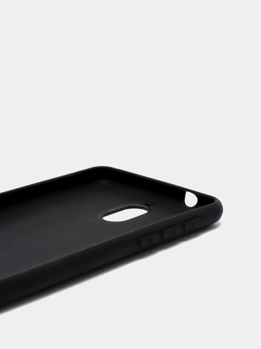 Угольный чехол Nokia 3.1 черный силиконовый