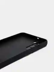 Угольный чехол Samsung Galaxy S22 Plus, Самсунг Галакси С22 Плюс силиконовый, матовый, черный