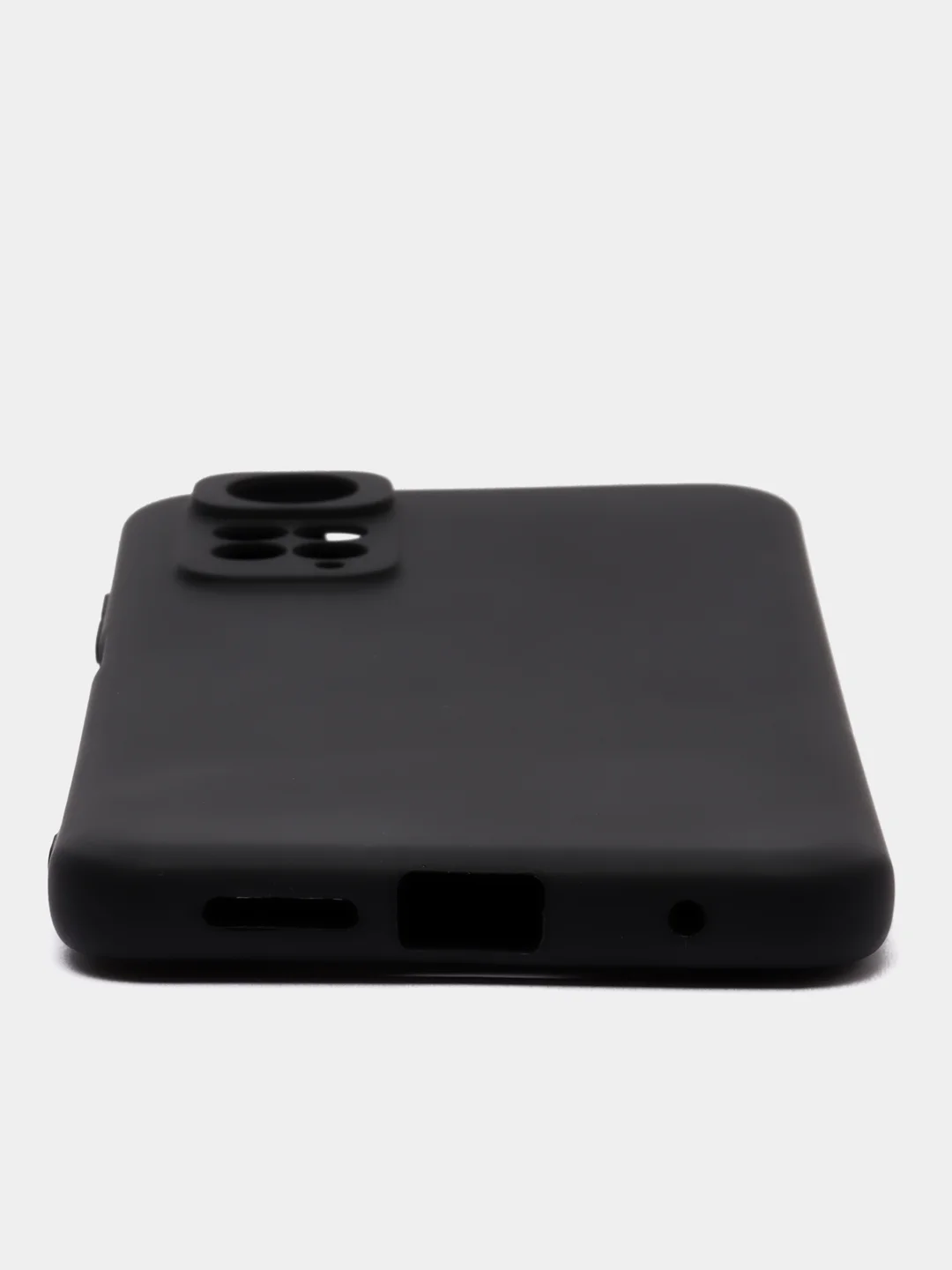 Угольный чехол силиконовый, матовый, для Xiaomi Redmi Note 11 4G, Redmi Note 11S, Редми Нот 11С