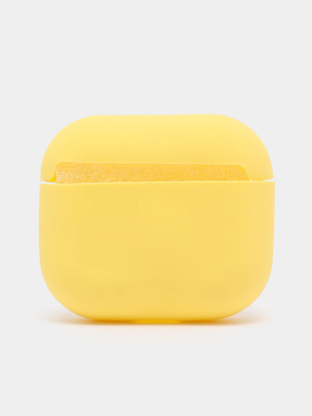 Желтый силиконовый чехол для наушников AirPods 3 ( аирподс 3)