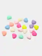 Бусины акриловые "Сердце"