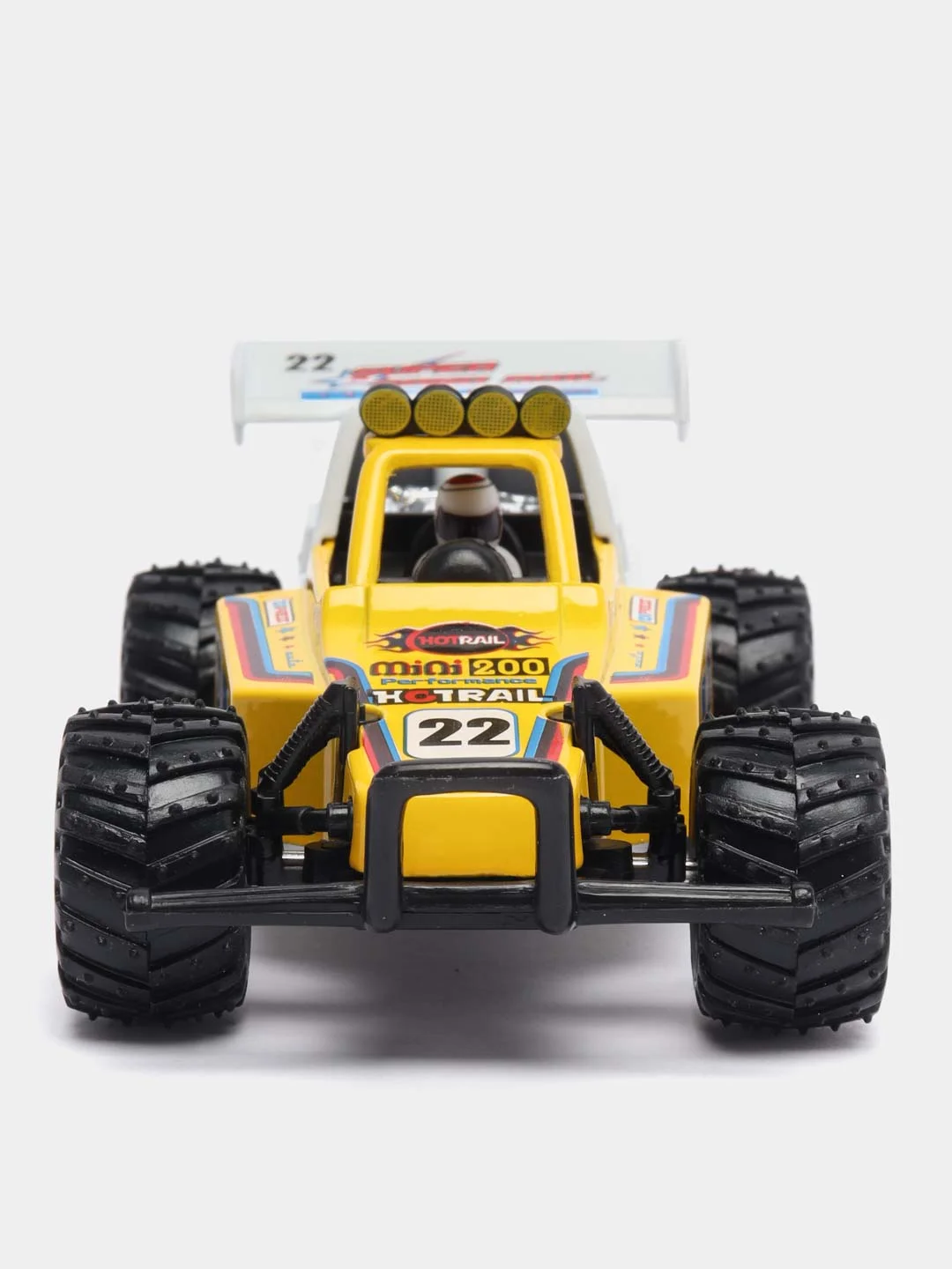 Желтый металлическая машинка 1:32 Turbo Buggy KT5106D