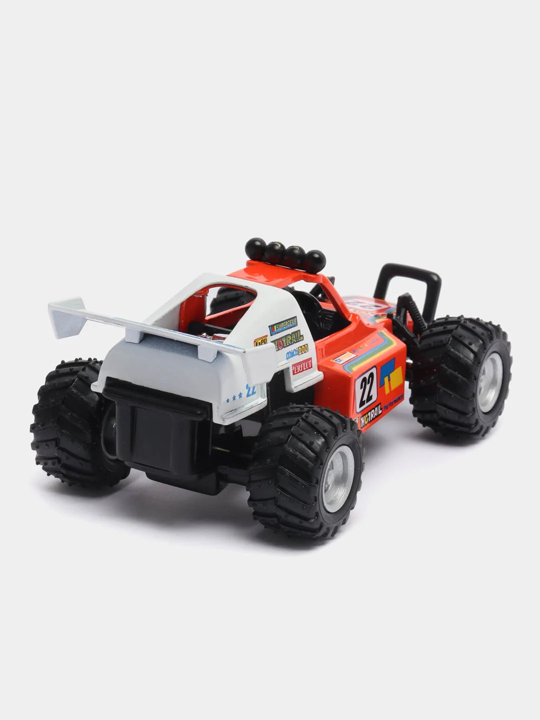 Оранжевый металлическая машинка 1:32 Turbo Buggy KT5106D