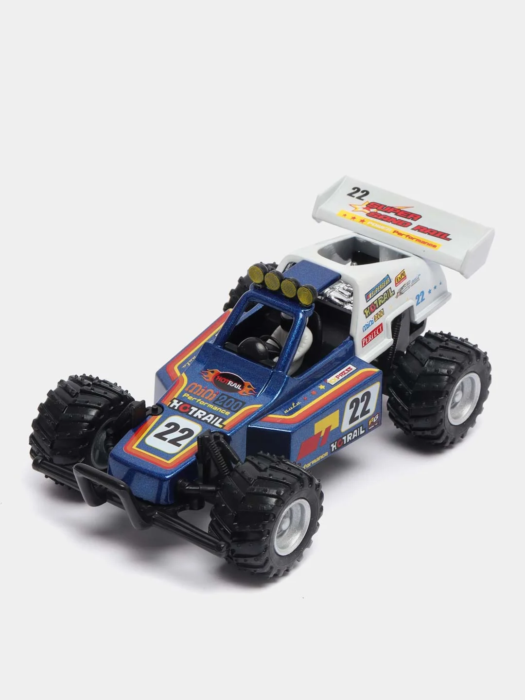 Синий металлическая машинка 1:32 Turbo Buggy KT5106D