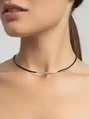 Серебряный цепочка чокер