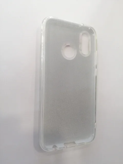 Силиконовый усиленный со стразами и рисунком huawei P20lite