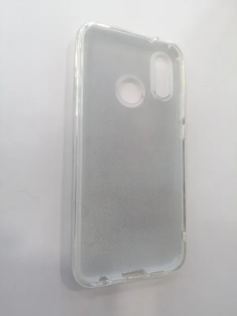 Силиконовый усиленный со стразами и рисунком huawei P20lite