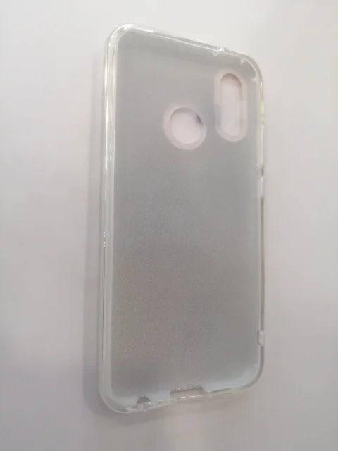 Силиконовый усиленный со стразами и рисунком huawei P20lite