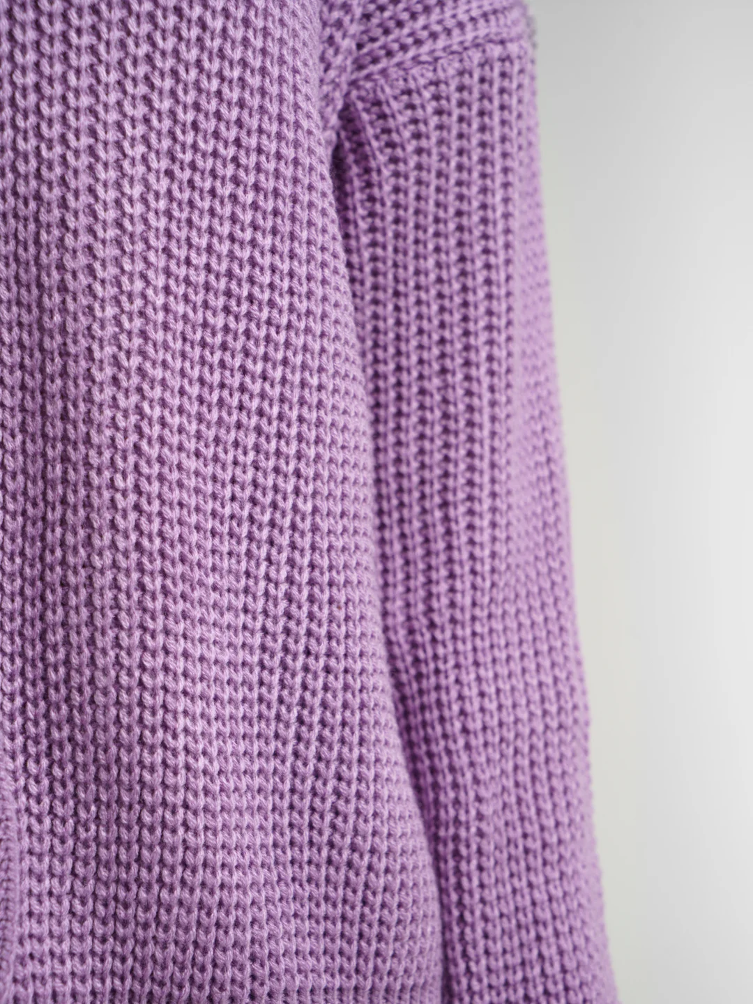 Сиреневый кардиган женский oversize