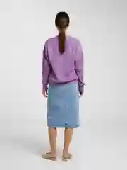Сиреневый кардиган женский oversize