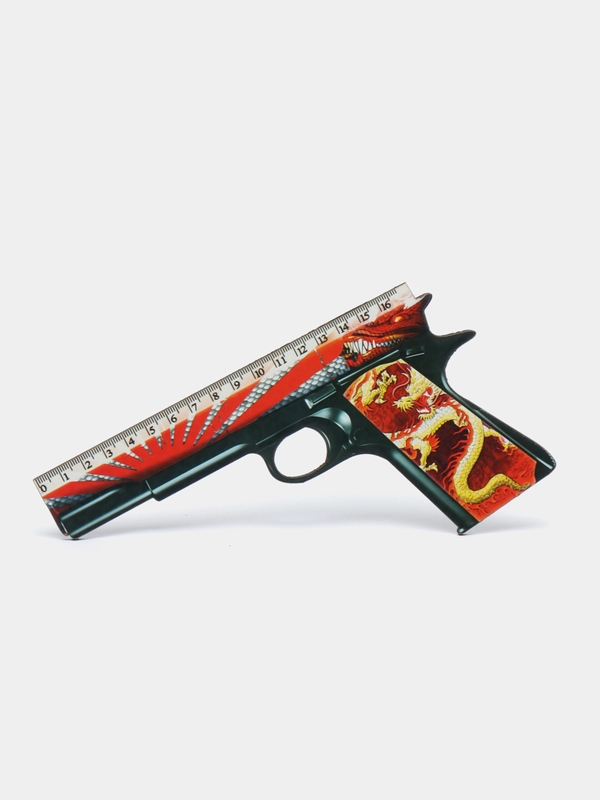 Линейка - пистолет "Дракон", 17 см