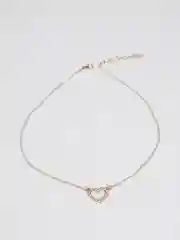 Золотой цепочка "Сердце"