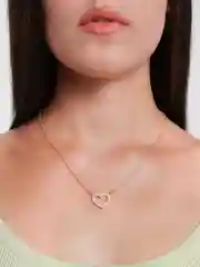 Золотой цепочка "Сердце"