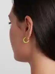Серьги с переплетом, зеленые