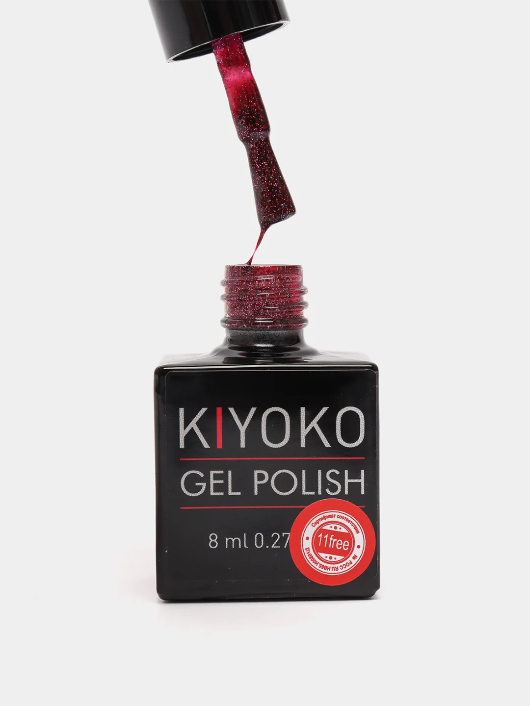 Гель лак для ногтей, гель-лак KIYOKO Brilliance 10g, синий, зеленый, с блестками