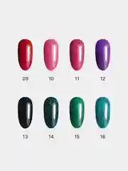 Гель лак для ногтей, гель-лак KIYOKO Brilliance 10g, синий, зеленый, с блестками