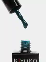 Гель лак для ногтей, гель-лак KIYOKO Brilliance 10g, синий, зеленый, с блестками