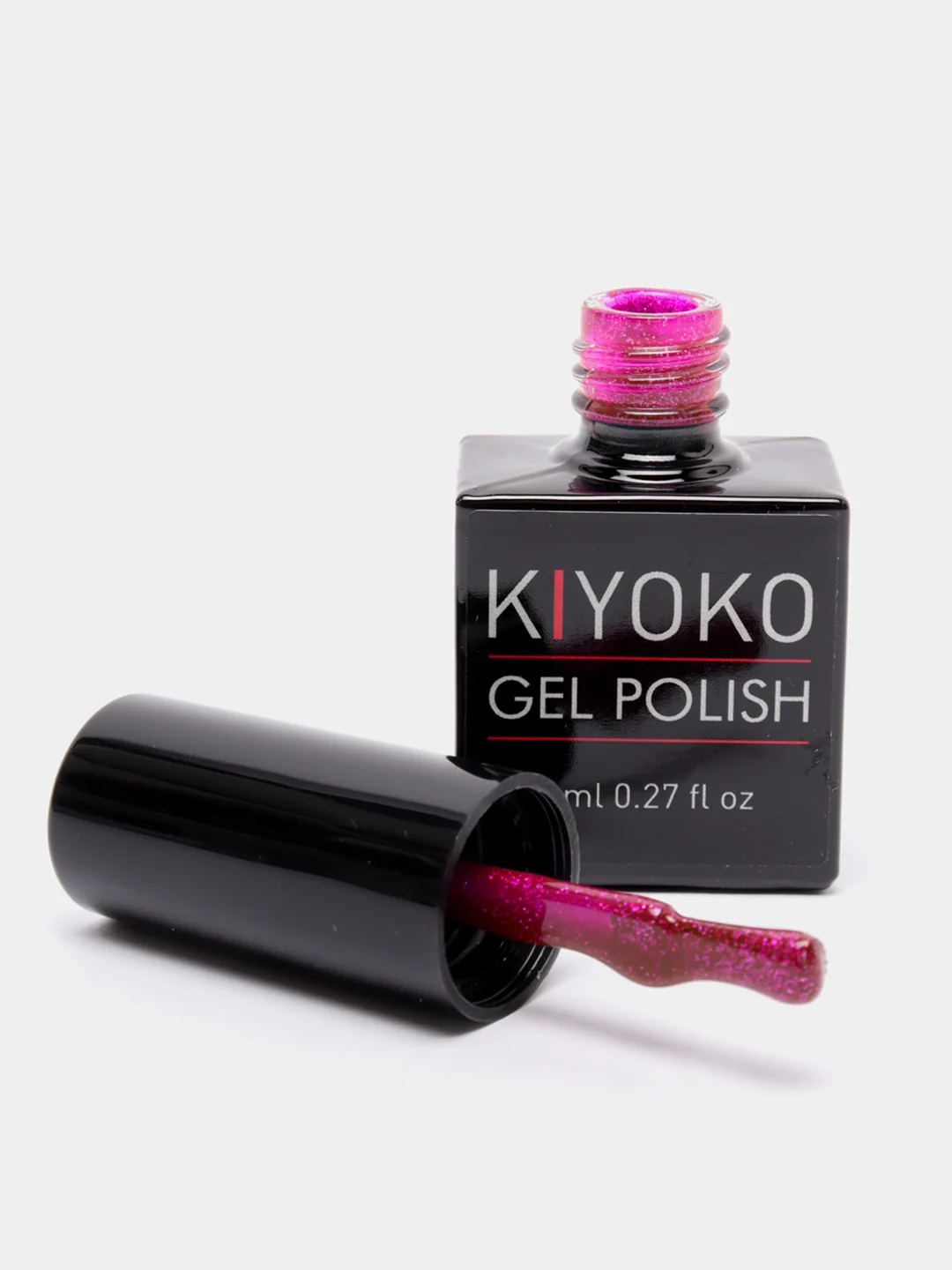 Гель лак для ногтей, гель-лак KIYOKO Brilliance 10g, синий, зеленый, с блестками