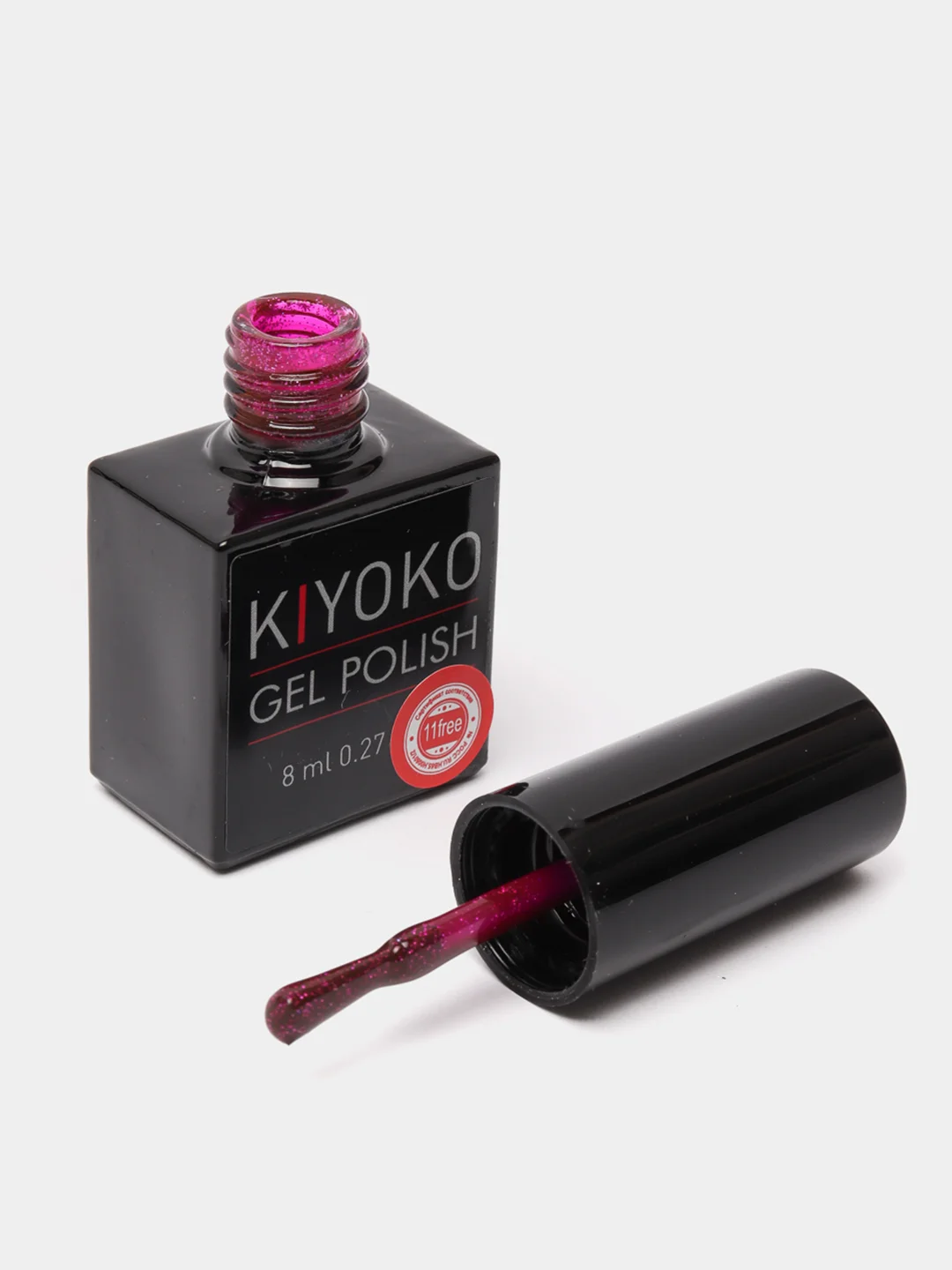 Гель лак для ногтей, гель-лак KIYOKO Brilliance 10g, синий, зеленый, с блестками