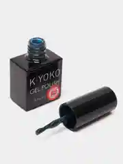 Гель лак для ногтей, гель-лак KIYOKO Brilliance 10g, синий, зеленый, с блестками