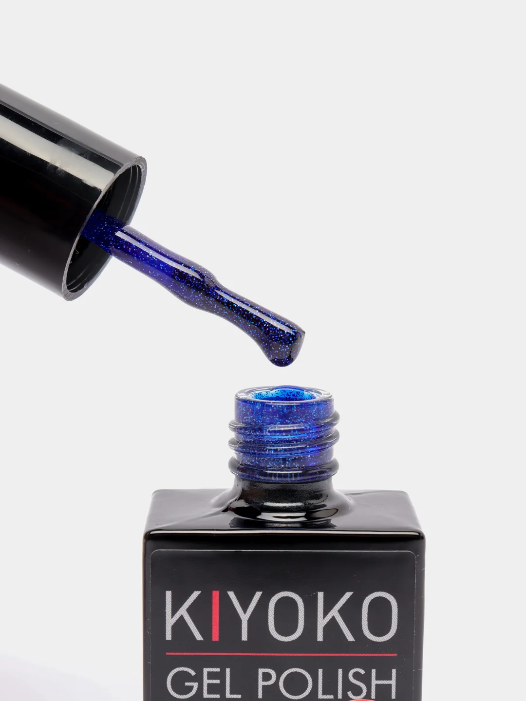 Гель лак для ногтей, гель-лак KIYOKO Brilliance 10g, синий, зеленый, с блестками