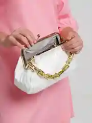 Белый сумка женская, через плечо
