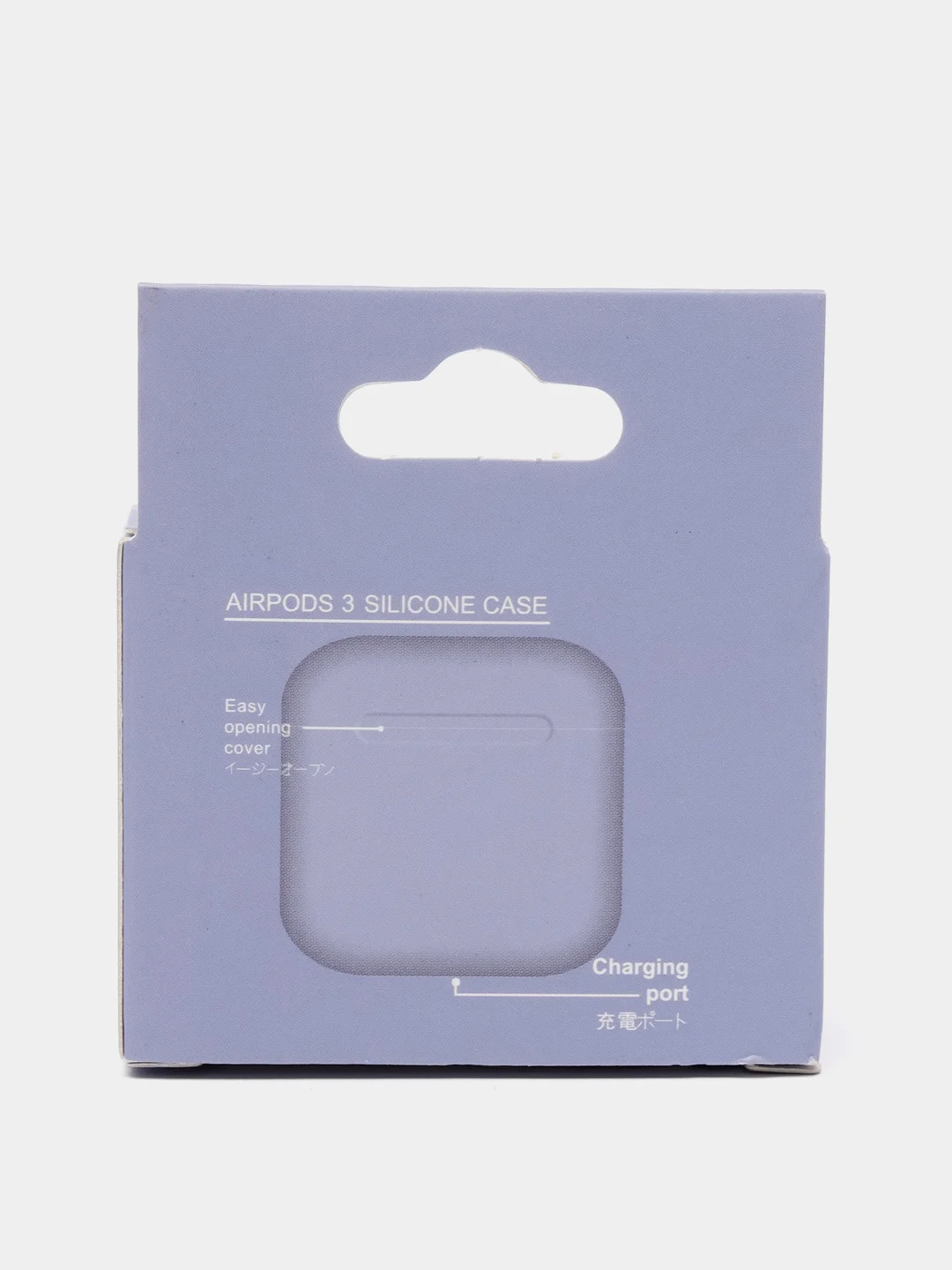 Сиреневый силиконовый чехол для наушников AirPods 3 ( аирподс 3)