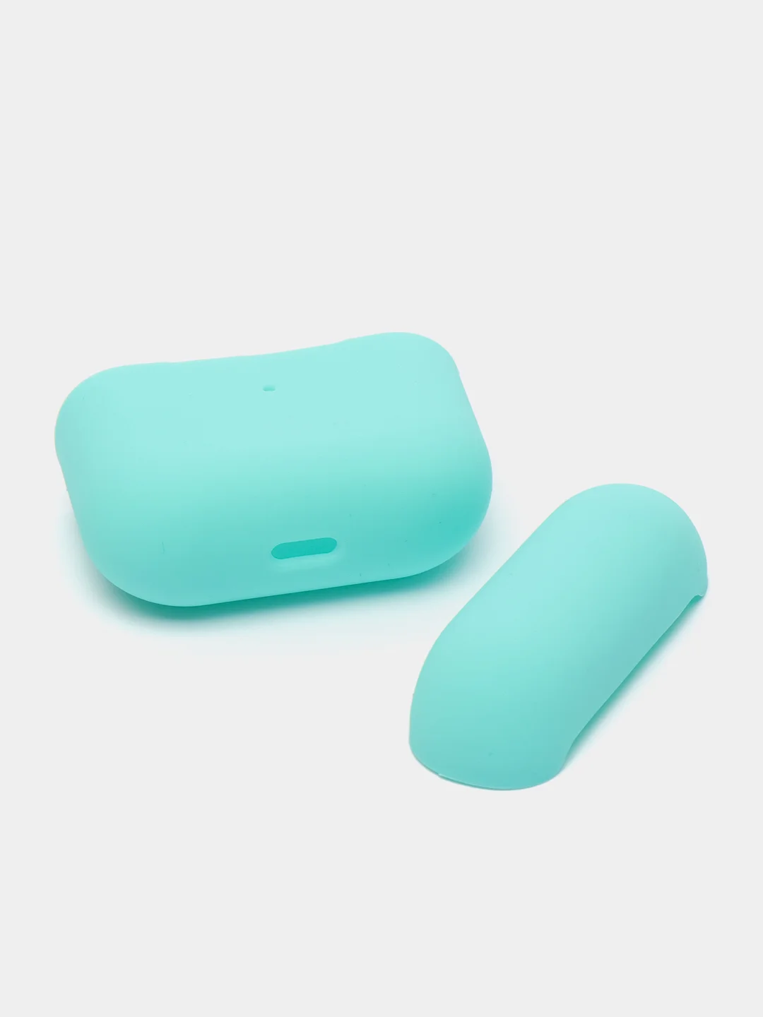 Бирюзовый силиконовый чехол для наушников AirPods 3 ( аирподс 3)