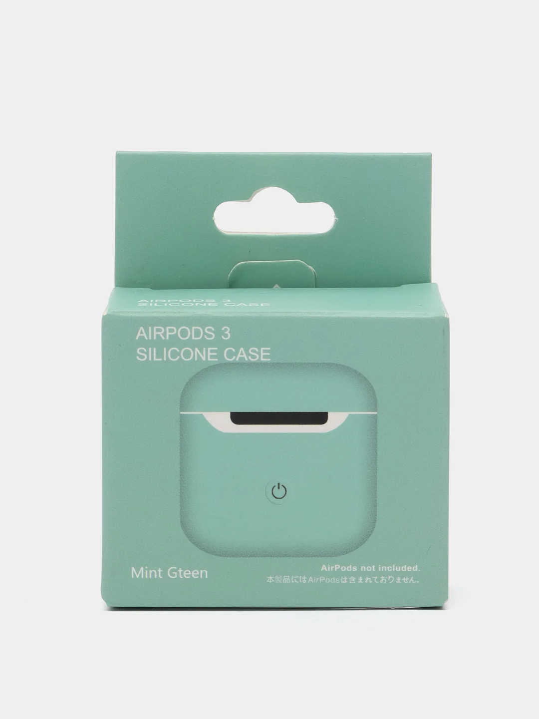 Бирюзовый силиконовый чехол для наушников AirPods 3 ( аирподс 3)