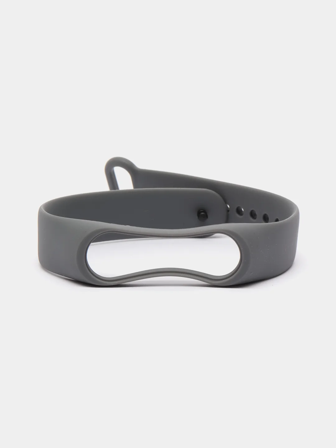Тёмно-серый силиконовый ремешок для фитнес-браслетов Xiaomi Mi Band 3/4