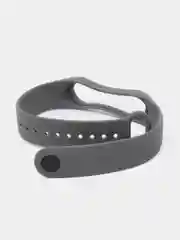 Тёмно-серый силиконовый ремешок для фитнес-браслетов Xiaomi Mi Band 3/4