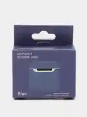 Фиолетовый силиконовый чехол для наушников AirPods 3 ( аирподс 3)