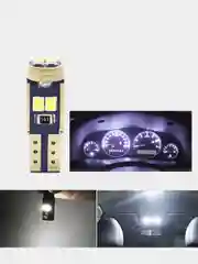 Белый автомобильные светодиодные лампы / T5 LED и огни для подсветки салона и приборной панели