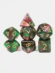 Дайсы-кубики "Галактика" для Dungeons and Dragons (ДнД), 7 штук