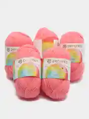 Кораллово-розовый пряжа Пехорка Детская Новинк 100% акрил 50г 200м