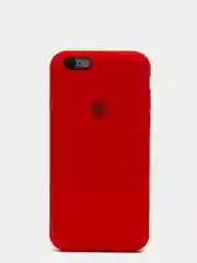 Белый cиликоновый кейс для iPhone 6, 6s, низ закрыт